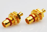 BMA Bulkhead Male Connector Solder RG405 & .086 Cable, DC to 18GHz.