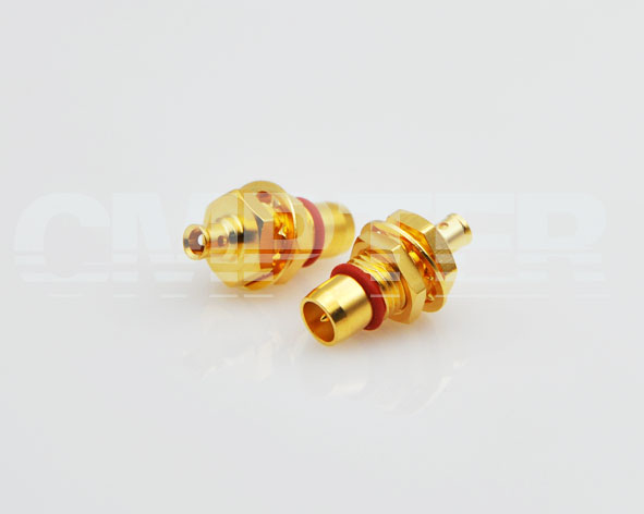 BMA male bulkhead solder RG405
