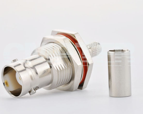 BNC Female Waterproof Bulkhead Connector