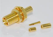 MCX Female Bulkhead Crimp 1.37mm Cable