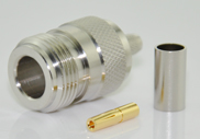 N Female Connector Crimp LMR200 Cable