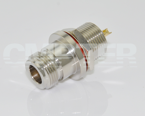 N Waterproof Bulkhead Female Connectors with Solder Cup