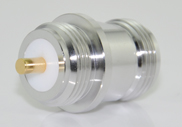 N Bulkhead Female Connector with Coaxial End