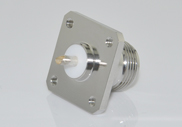 N Female Connector 4 Hole Flange with Solder Cup