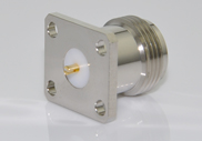N Female Connector 4 Hole Flange with Slot