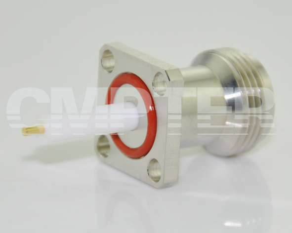 N female 4 Hole flange connector