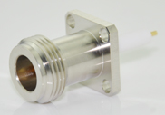 N Female Connector 4 Hole Flange with Coaxial End
