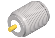 N Female Bulkhead Threaded in Replaceable Connector, DC to 18GHz.