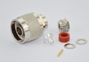 N Male Clamp Connector RG142/RG223/RG58/LMR195 Cable