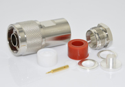 N Male Clamp Connector RG6 Cable, 75Ohm