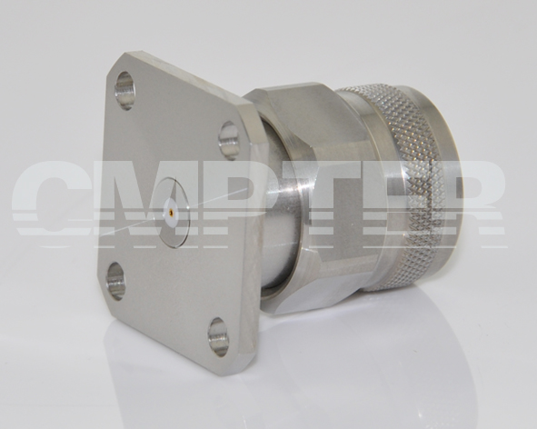 N Male Connector 4 Hole Flange with Accept Pin