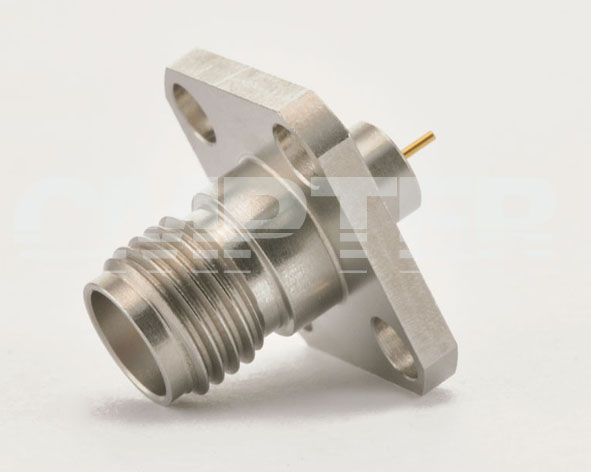SMA Female Connector 4 Hole Flange