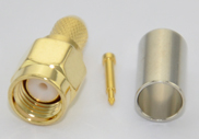 SMA Male Crimp LMR200 Cable connector