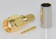 SMA Male Crimp LMR195 RG58 Cable connector