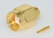 SMA Male Solder RG402 .141 Cable connector