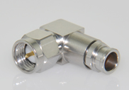 SMA Right Angle Male Connector Solder CTFC-400 & CTFD-141 Cable