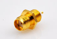 SMA Blukhead Female with Solder Cup Connectors, DC to 6GHz