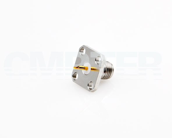SMA female solder cup connector