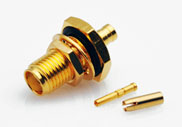 SMA waterproof Female Solder for Mini Coaxial 1.13mm/1.32mm Cable Cable