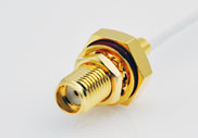 SMA IP68 Female Waterproof Bulkhead Connector Crimp for LMR100/RG174/RG316/RG188 Cable
