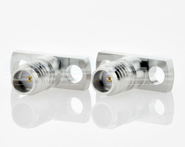 SSMA Female Connector 2 Hole Flange