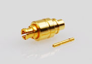 SSMP Straight Female Connector Solder .047 Cable, DC to 18GHz.